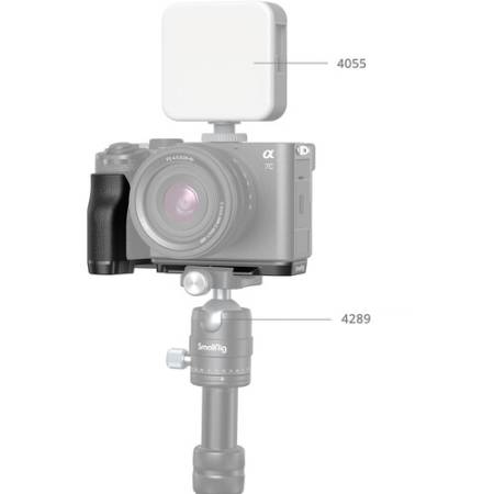 SmallRig 4797 - płytka L-kształtna z uchwytem, przykład użycia